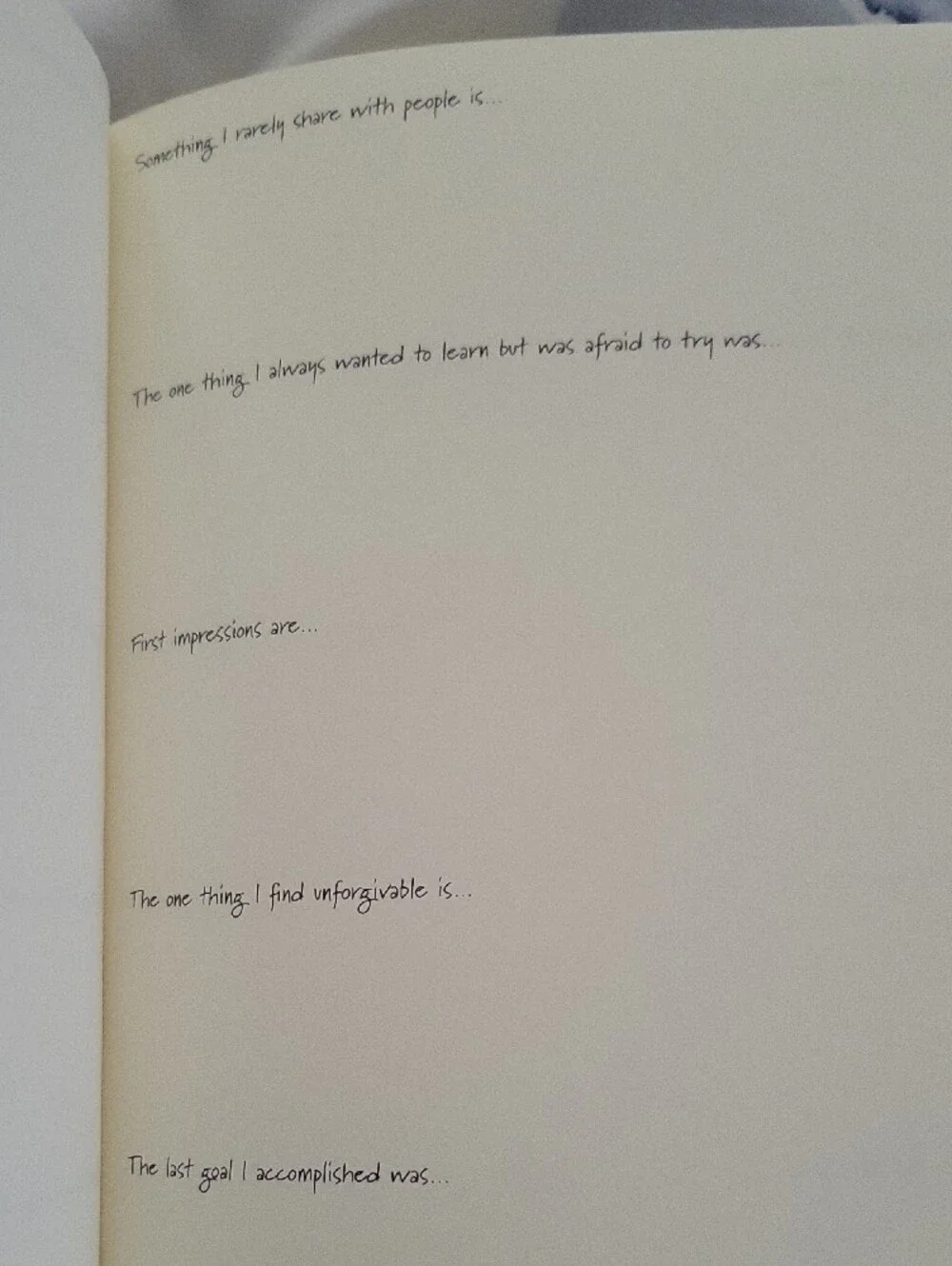 1000 Things You Don't Know About Me - Colorful Personal Journal